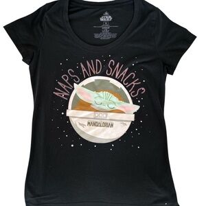 Star Wars Mandalorian (Baby Yoda) Women's Black Tee